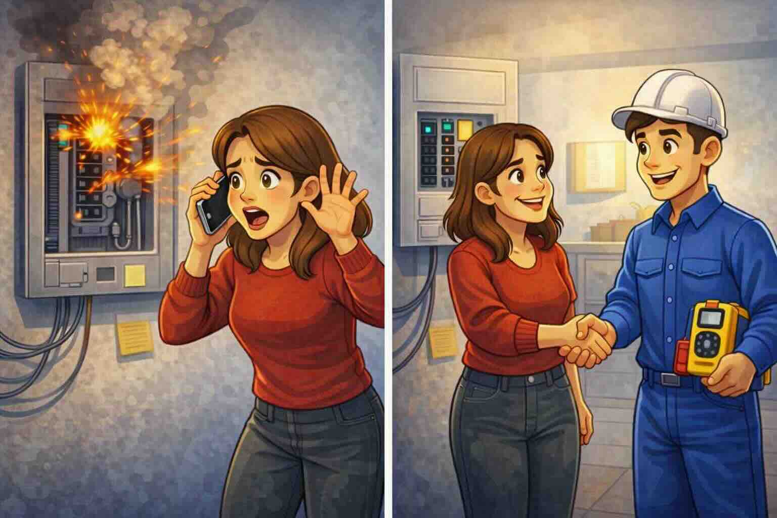 Electricista urgente en Vigo: cuadro eléctrico y cortes de luz